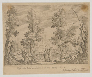 Ego Cibum Halec . . . (Christ and Two Disciples)