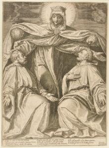 The Virgin Protecting Two Brethern