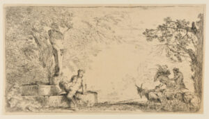 The Satyr Sitting at the Base of a Terminus