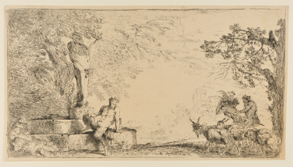 The Satyr Sitting at the Base of a Terminus