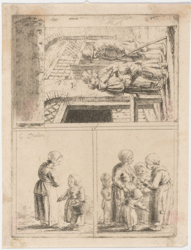 SKETCH PLATE: THREE SCENES ON ONE PLATE