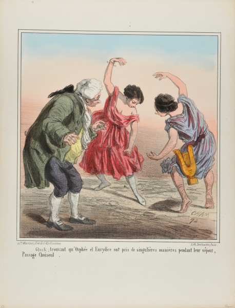 Gluck; Trouvant qu’Orphee et Eurydice Ont Pris de Singulières Manières Pendant Leur Sejour/Passage Choiseul