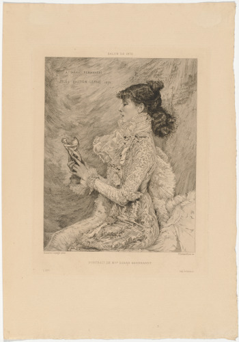 Portrait De M. LLE Sarah Bernhardt - Image 1