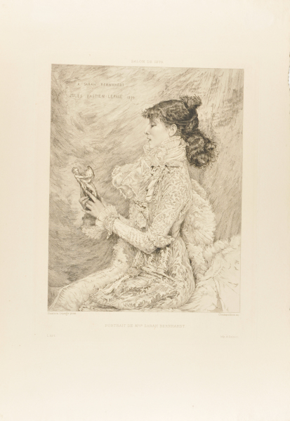 Portrait De M. LLE Sarah Bernhardt - Image 2