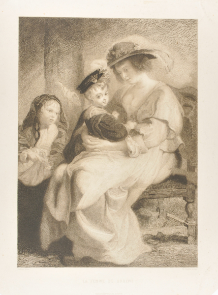 The Wife of Rubens (Helena Forman and Her Two Children)