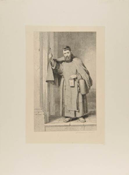 Monk Soliciting Alms