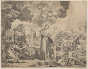 Scene with Bishop and Figures
