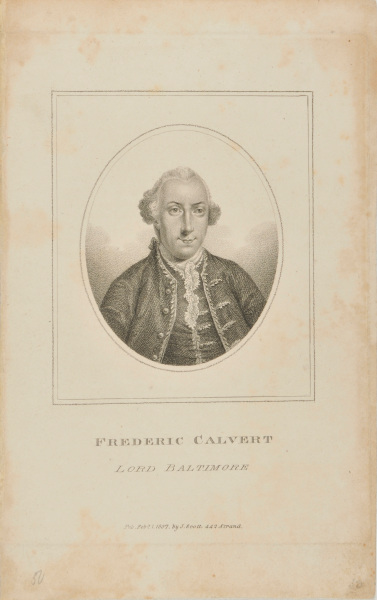 FREDERIC CALVERT, LORD BALTIMORE