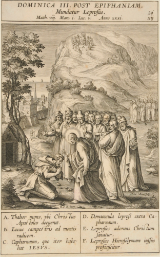 CHRIST HEALING A LEPER