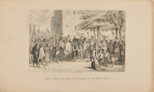 Queen Mary Receiving the Prisoners on the Tower Green