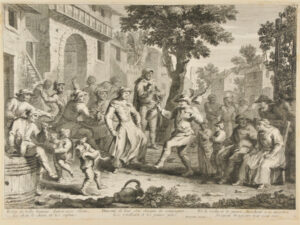 Robin de belle humeur danse avec Silvie . . . (Peasants dancing under a tree)