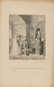 Queen Mary Surprising Courtenay and the Princess Elizabeth