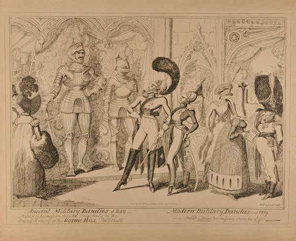 Ancient Military Dandies of 1450 ...Modern Military Dandies of 1819