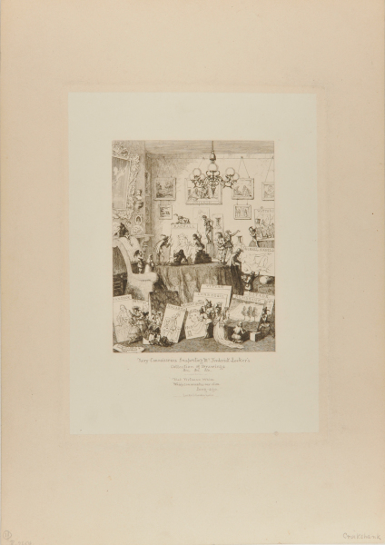 FAIRY CONNOISSEURS INSPECTING MR. FREDERICK LOCKER'S COLLECTION OF DRAWINGS . . .