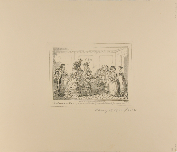 Le Retour de Paris or the Neice Presented to Her Relatives by Her French Governess