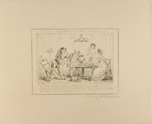 A Tea Party - or English Manners and French Politeness