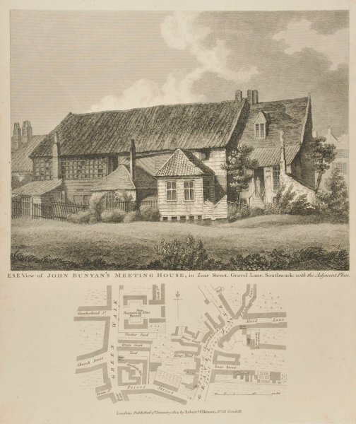 E. S. E. View of John Bunyan's Meeting House