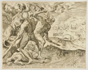 The Labors of Hercules (No. 8 Hercules Hunting the Erymanthian Boar)