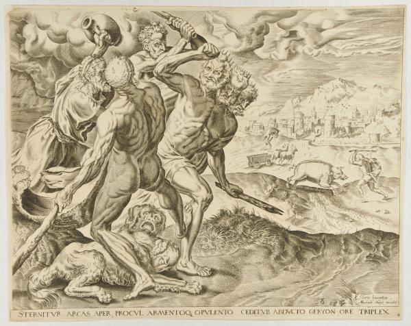 The Labors of Hercules (No. 8 Hercules Hunting the Erymanthian Boar)