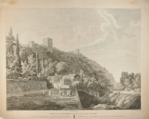 Vista de la Alhambra Tomada de las Orillas del Daro