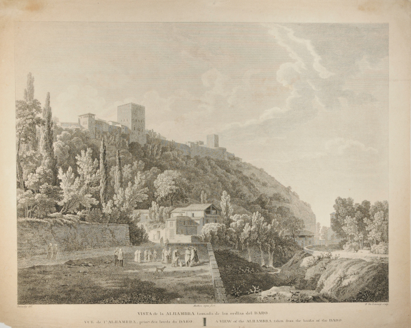 Vista de la Alhambra Tomada de las Orillas del Daro