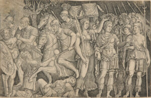 Trajan Crowned by Victory Making His Entry into Rome