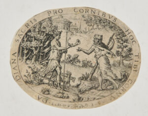 Da Diana Sacris (Diana Giving Her Hunting Horn to Hercules)