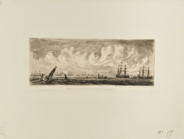 Défilé de la Flotte Anglaise (Cherbourg 14 Août 1865)