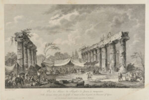 Vue des Ruines du Temple de Junon, a Metapontum . . .