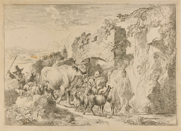 The Herd Coming through an Arch