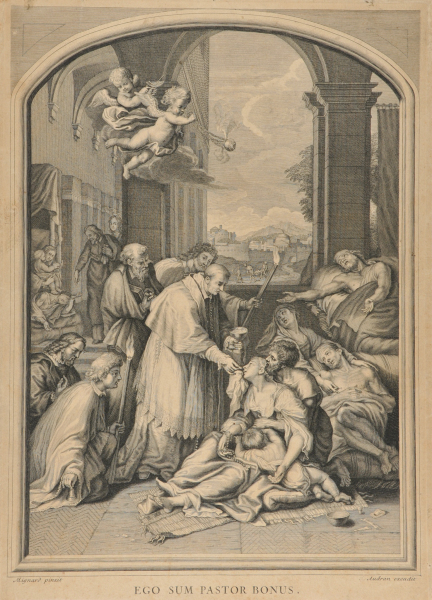St. Charles Borromeus Administering Holy Communion to the Plague-Stricken of Milan - Image 4