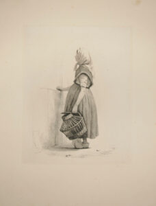 Woman Selling Chickens