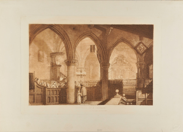 INTERIOR OF A CHURCH