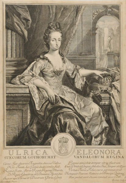 Ulricca Eleonora/Suecorum Gotherum et Vandalorun Regina