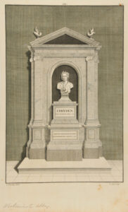 Tomb of John Dryden in Westminster Abbey