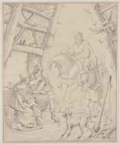 Charlemagne in the Charcoal Burner’s Hut