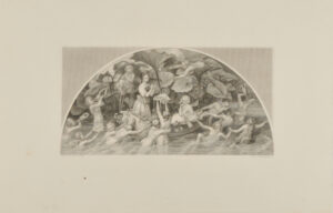 Girl in a Boat Surrounded by Mermaids