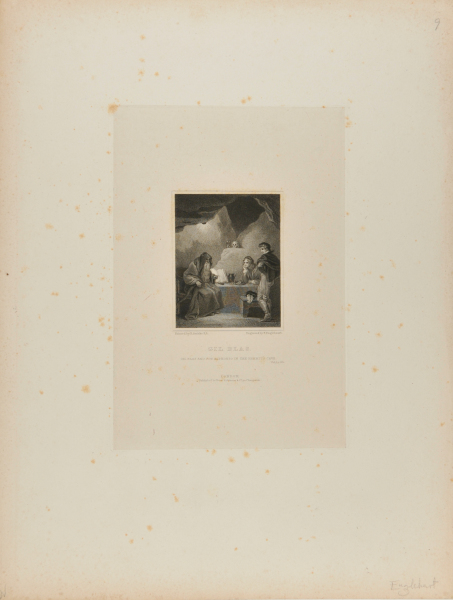 Gil Blas and Don Alphonso in the Hermit’s Cave