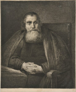 Bearded Man Seated with His Hands Clasped