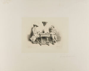 Two Men Playing Cards