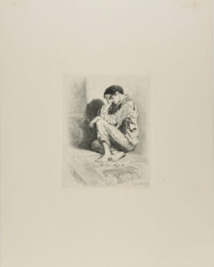 A Tired Young Street Artist