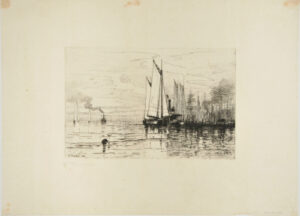 New York Harbor Scene