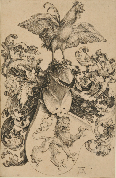 The Coat-of-arms with a Lion and a Rooster - Image 2