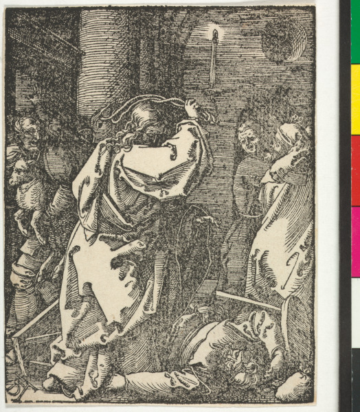 CHRIST DRIVING THE MONEY CHANGERS FROM THE TEMPLE