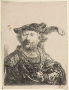 Self-Portrait in a Velvet Cap with Plume