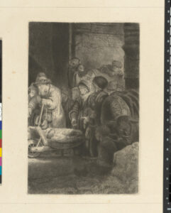 Christ, with the Sick Around him, Receiving Little Children (Fragment)