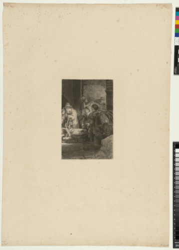 Christ, with the Sick Around him, Receiving Little Children (Fragment) - Image 2