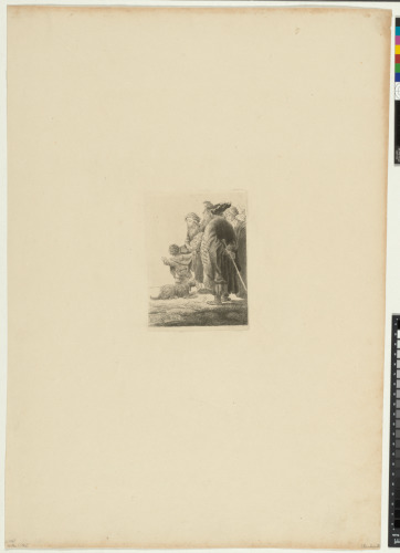 Christ, with the Sick Around him, Receiving Little Children (Fragment) - Image 2