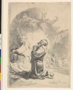 Saint Jerome Praying: Arched