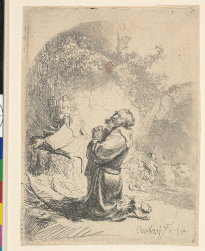 SAINT JEROME PRAYING: ARCHED